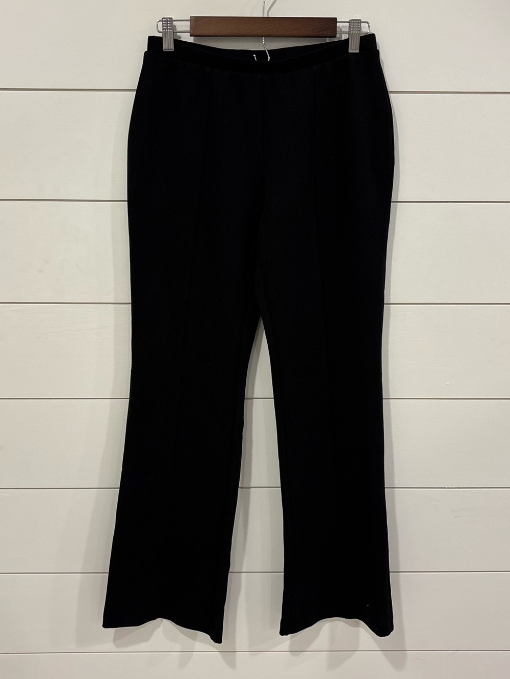 Jason Wu Pull-on Elastic Wide Leg Stretch Trousers in Black NWT Size Medium